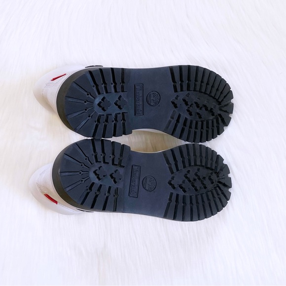 Timberland Boys Premium 6 Inch Waterproof White Helcor Boots - Picture 7 of 10